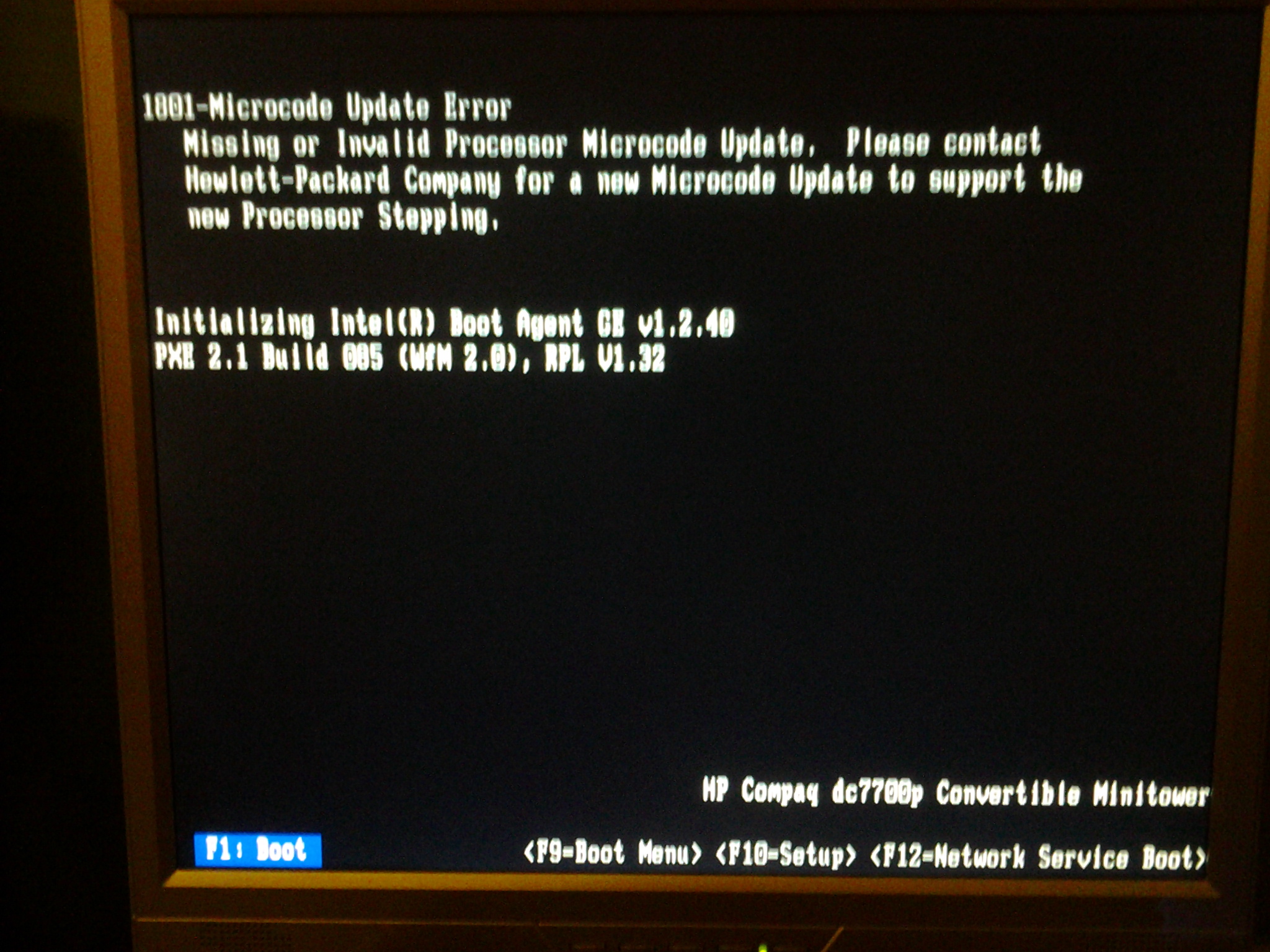 Install windows xp on hp dc7900